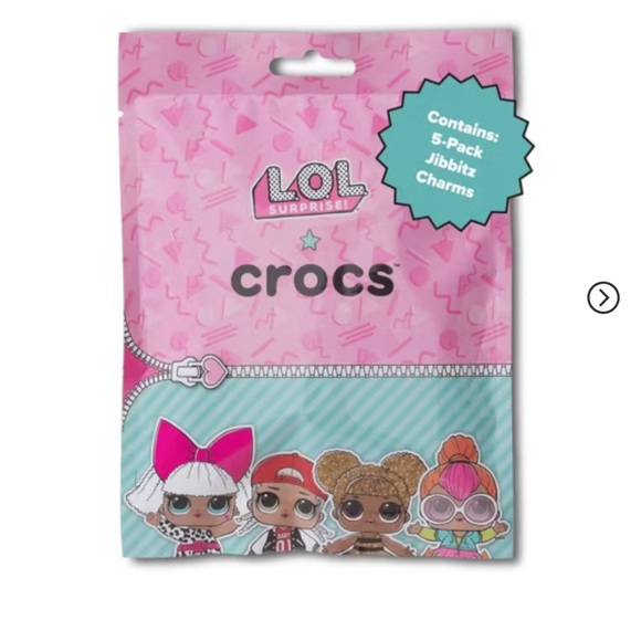 Crocs Jibbitz Kids LOL Surprise Character Shoe Charms 5pk - Picture 1 of 2